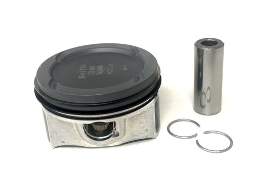 Piston with rings - piston, vauxhall