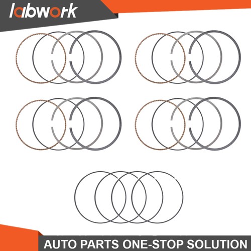 Piston ring set - piston, for