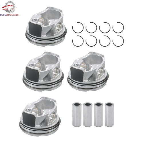 Turbo piston with - rings, for